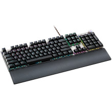 CANYON Nightfall GK-7, Wired Gaming Keyboard,Black 104 mechanical switches,60 million times key life, 22 types of lights