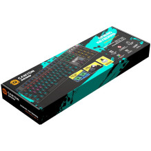 CANYON Nightfall GK-7, Wired Gaming Keyboard,Black 104 mechanical switches,60 million times key life, 22 types of lights