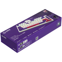 LORGAR KBP7075W, belaidė 75 % mechaninė žaidimų klaviatūra Pro, balta, EN išdėstymas