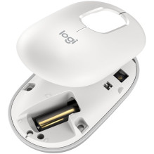 LOGITECH POP pelė su jaustukais - BLACK-WHITE - BT - EMEA28i-935 - FY25,TERRA LOGITECH POP pelė su jaustukais - BLACK-WHITE - BT - EMEA28i-935 - FY25,TERRA