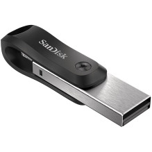 SanDisk iXpand Flash Drive Go 256GB - USB3.0 + Lightning - for iPhone and iPad