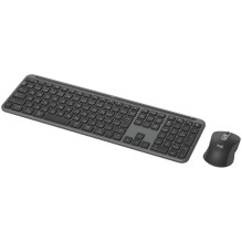 LOGITECH Signature Slim Combo MK950 - GRAFITO - JAV TARPTAUTINIS - 2,4 GHz / BT- INTNL-973