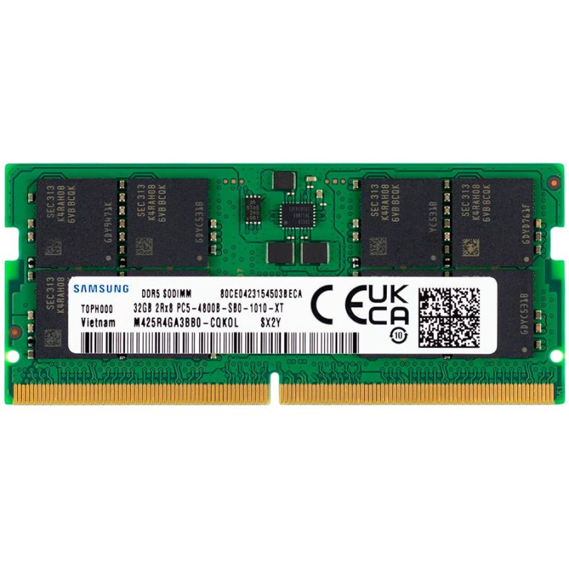„Samsung“ 32 GB DDR5 SODIMM 4800 MHz atmintis