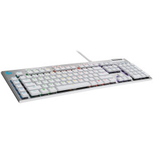 LOGITECH G815 LIGHTSPEED RGB Mechanical Gaming Keyboard - GL Tactile - WHITE - PAN - USB - NORDIC-613 - TACTILE SWITCH