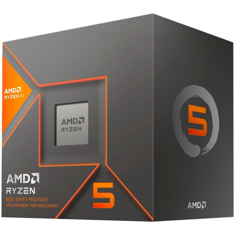AMD CPU Desktop Ryzen 5 6C / 12T 8500G (3.8 / 5.0GHz Max, 22MB,65W,AM5) box