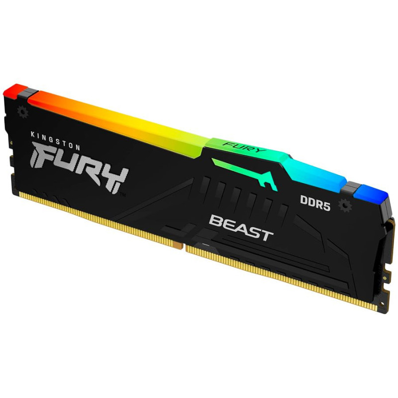 „Kingston“ 16 GB 6800 Mt/s DDR5 CL34 DIMM FURY Beast RGB EXPO