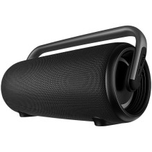 Nešiojama garso kolonėlė SVEN PS-395, juoda, galia 80 W (RMS), TWS, „Bluetooth“, RGB foninis apšvietimas, atsparumas van Nešiojama garso kolonėlė SVEN PS-395, juoda, galia 80 W (RMS), TWS, „Bluetooth“, RGB foninis apšvietimas, atsparumas van