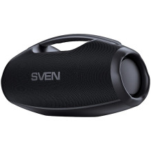 Nešiojama garso kolonėlė SVEN PS-990, juoda, galia 180 W (RMS), TWS, „Bluetooth“, RGB foninis apšvietimas, atsparumas va