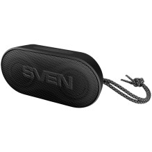 Portable speaker SVEN PS-99, black, power output 10 W (RMS), TWS, Bluetooth, lithium battery