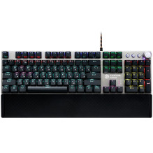 CANYON Nightfall GK-7, Wired Gaming Keyboard,Black 104 mechanical switches,60 million times key life, 22 types of lights