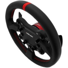 SIMAGIC GT Sport vairas 300 mm, QR50, pavarų perjungimo svirtys, odinės, S201