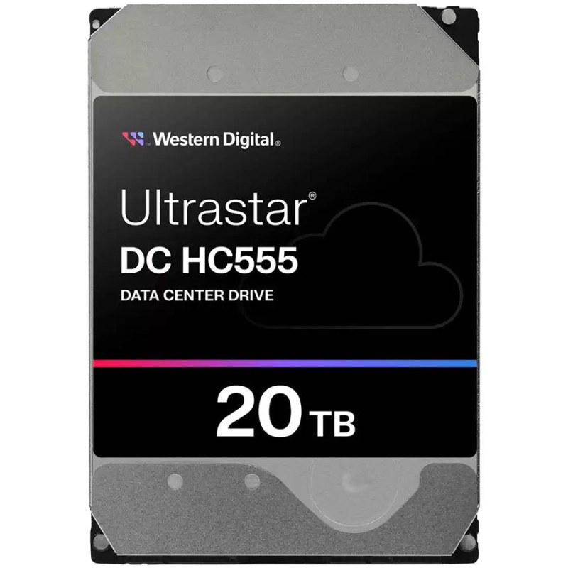 HDD serveris WD / HGST ULTRASTAR DC HC555 (3,5\'\', 20TB, 512MB, 7200RPM, SATA 6Gb / s, 512E SE NP3) SKU: 0B48724