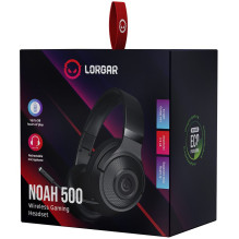LORGAR Noah 500, Wireless Gaming headset with microphone, JL7006, BT 5.3, battery life up to 58 h (1000mAh), USB (C) cha