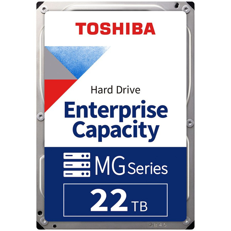 HDD serveris TOSHIBA MG10 22TB MAMR 512e, 3.5'', 512MB, 7200RPM, SATA, SKU: HDEB00NGEA51F