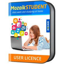 „Mozaik“ STUDENT licencija visoms platformoms, vienam studentui, 1 metams