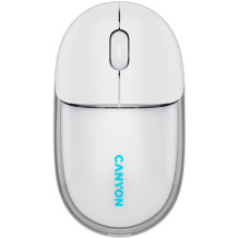 CANYON mouse OnClick 24 BT / Wireless Transparent / White