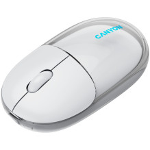 CANYON mouse OnClick 24 BT / Wireless Transparent / White