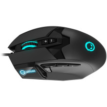 LORGAR Stricter 579, gaming mouse, 9 programmable buttons, Pixart PMW3336 sensor, DPI up to 12 000, 50 million clicks bu