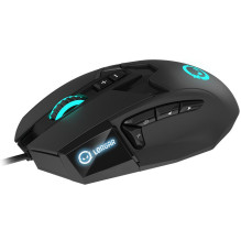LORGAR Stricter 579, gaming mouse, 9 programmable buttons, Pixart PMW3336 sensor, DPI up to 12 000, 50 million clicks bu