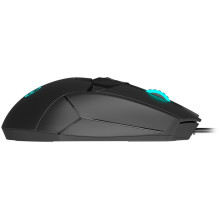 LORGAR Stricter 579, gaming mouse, 9 programmable buttons, Pixart PMW3336 sensor, DPI up to 12 000, 50 million clicks bu