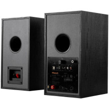 Klipsch Reference R-51PM Powered Bookshelf Speakers, Black, Pair