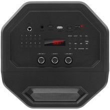 Garsiakalbis SVEN PS-600, juodas (50W, TWS, Bluetooth, FM, USB, microSD, LED ekranas, 4000mAh) Garsiakalbis SVEN PS-600, juodas (50W, TWS, Bluetooth, FM, USB, microSD, LED ekranas, 4000mAh)