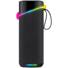 2.0 portable speaker SVEN PS-155, black, power output 2x5 W (RMS), TWS, Bluetooth, FM, USB, lithium battery