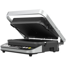 AENO ''Electric Grill EG5: 2000W, 2 heating modes - Lower Grill, Both Grills, 6 preset programs, Defrost, Max opening an AENO ''Electric Grill EG5: 2000W, 2 heating modes - Lower Grill, Both Grills, 6 preset programs, Defrost, Max opening an