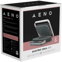 AENO \'\'Electric Grill EG5: 2000W, 2 šildymo režimai - Apatinė grilis, Abi grotelės, 6 iš anksto nustatytos programos, 