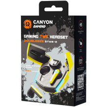 CANYON ausinės Doublebee GTWS-2 Gaming Yellow