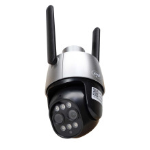 PNI House IP574 video surveillance camera package with Wi-Fi, PTZ, dual lens with sticky Pad Flag included