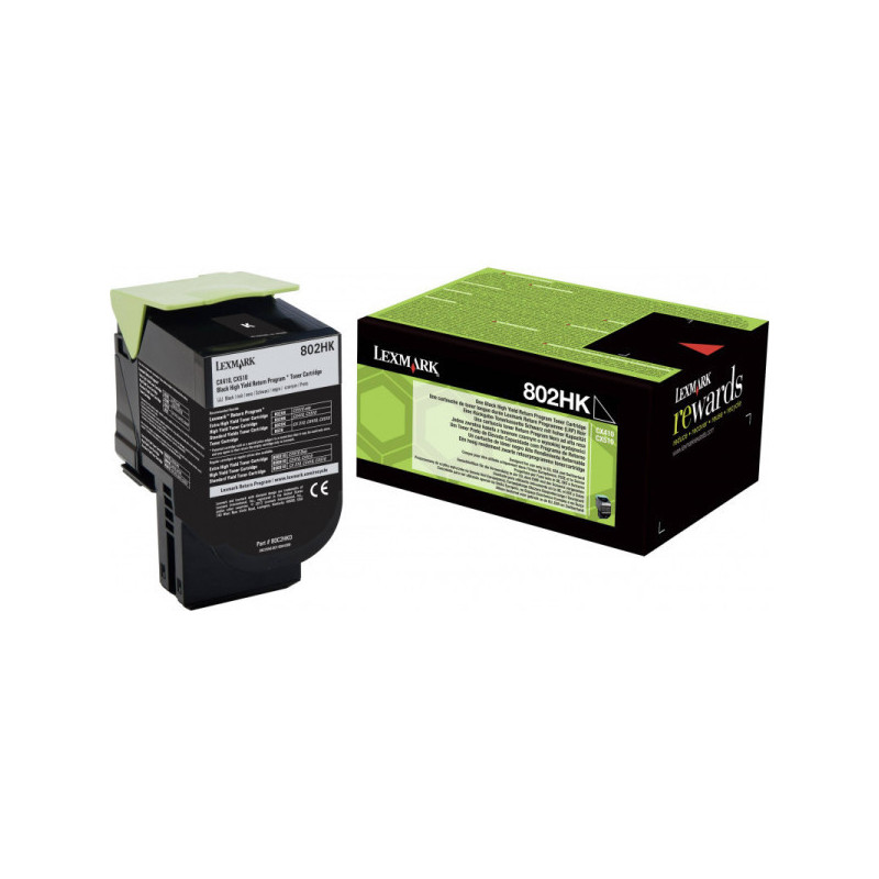 OEM cartridge Lexmark 802K (80C2HK0)