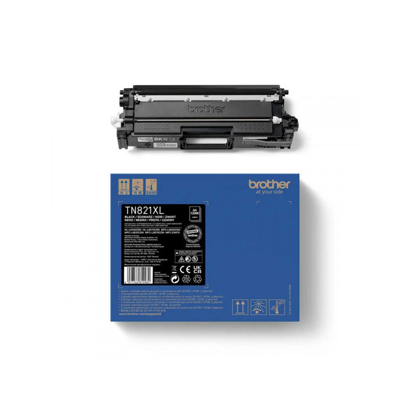 OEM cartridge Brother TN-821 XL, Black