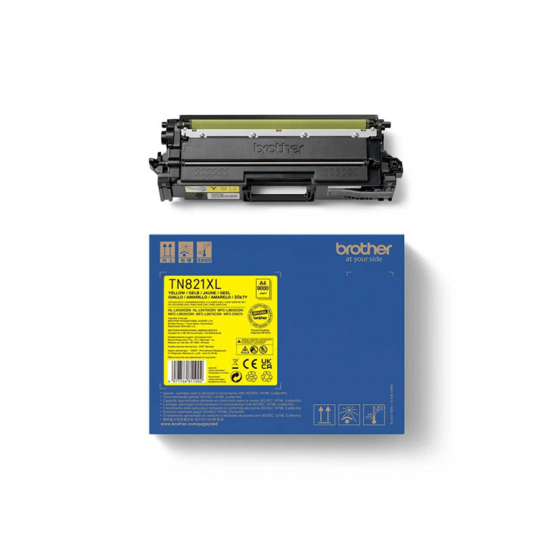 OEM cartridge Brother TN-821 XL, Yellow