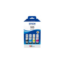 OEM kasečių rinkinys Epson 103 EcoTank, Juoda, mėlyna, purpurinė, geltona OEM kasečių rinkinys Epson 103 EcoTank, Juoda, mėlyna, purpurinė, geltona