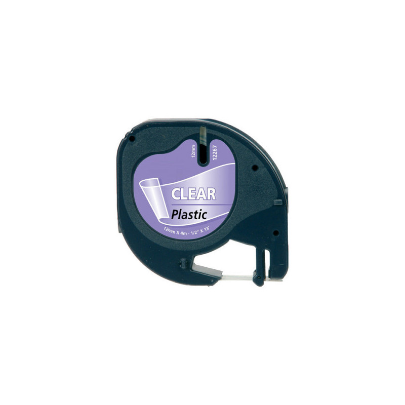 Analoginė juostelė Dymo LetraTag 12267 / S0721530 (12mm x 4m)