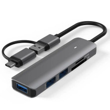 Adapteris USB 3.0 - 3 x USB...