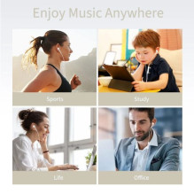 Tech-Protect "Ultraboost" white with "AUX" connector