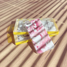 Wozinsky Marble TPU dėklo dangtelis, skirtas Xiaomi Mi Note 10 Lite baltas