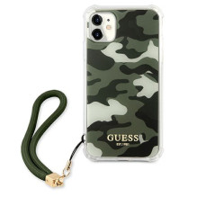 Guess GUHCN61KSARKA iPhone 11 6.1" / Xr green / khaki hardcase Camo Collection