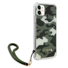Guess GUHCN61KSARKA iPhone 11 6.1" / Xr green / khaki hardcase Camo Collection