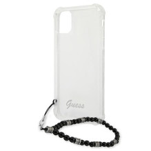Guess GUHCP12LKPSBK iPhone 12 Pro Max 6,7' permatomas kietas dėklas Black Pearl