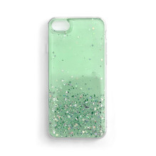 Wozinsky Star Glitter Shining Cover iPhone 12 Pro Max žalia spalva