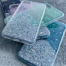 Wozinsky Star Glitter Shining Cover iPhone 12 Pro Max žalia spalva