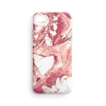 Wozinsky Marble TPU dėklo dangtelis iPhone 12 Pro Max rožiniam