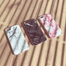 Wozinsky Marble TPU dėklo dangtelis iPhone 12 Pro Max rožiniam