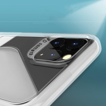 S-Case lankstus dangtelis TPU dėklas, skirtas Huawei P40 Lite E juodas