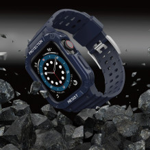 Apsauginis dirželis Apple Watch 42 / 44 / 45 mm šarvuotam dėklui - mėlynas