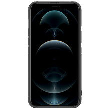 Nillkin Cyclops Case tvirtas dėklas su fotoaparato dangteliu ir sulankstomu stovu iPhone 13 Pro juodas