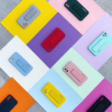 „Wozinsky“ dėklas su atlošu „iPhone 12 Pro“ geltonam silikoniniam dėklui su stovu